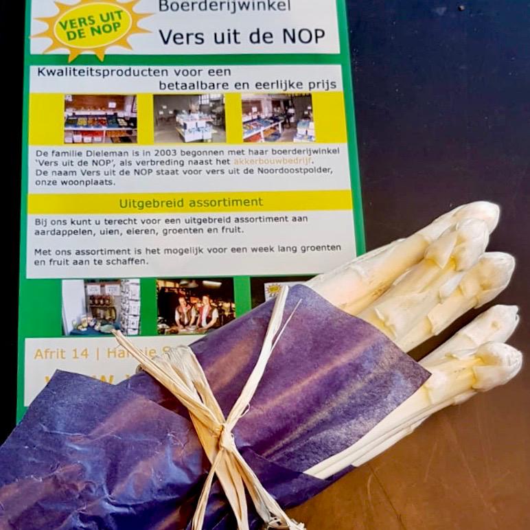 Nieuwe verse NL asperges beschikbaar